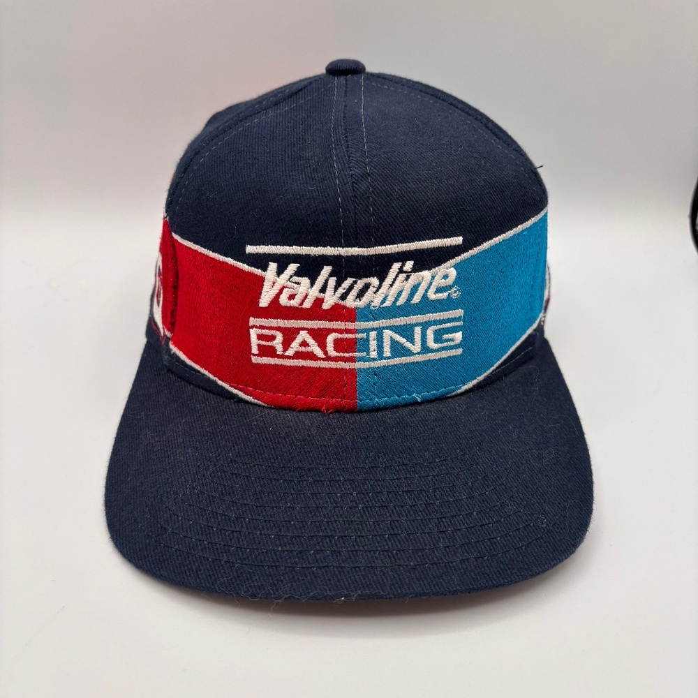 Vintage Valvoline Racing Mark Martin #6 Chevron Logo Retro Snapback Hat